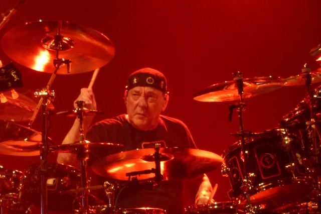 Niel Peart of Rush on the drums