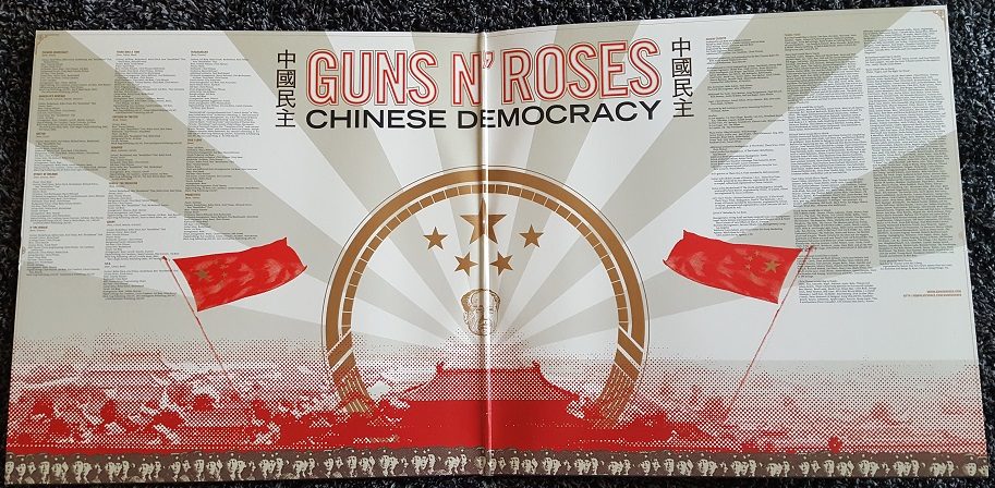 Vinyl Gatefold for Guns N Roses Chinese Democracy