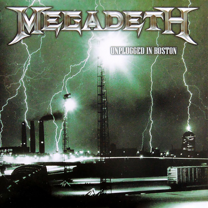 Album cover for Megadeth Unplugged in Boston