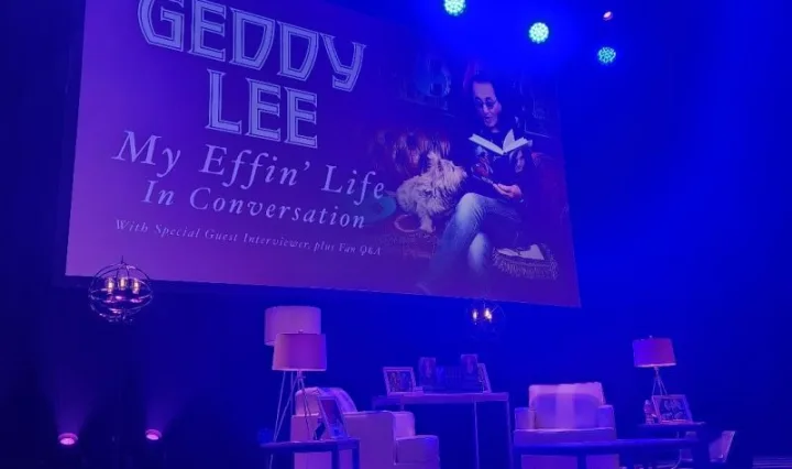 Geddy Lee My Effin Life In Conversation Book Tour in Seattle